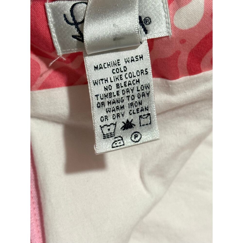 Lilly Pulitzer Women’s Sz 10 Pink Floral Lace Trim Mini Skirt Resort Preppy Y2K - Picture 4 of 6